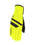 AGU Langfinger-Fahrradhandschuhe - WINDPROOF - Schwarz/Gelb