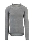 AGU Langarm Fahrrad-Shirt - WINTRDAY MERINO - Grau