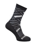 AGU Klassische Fahrradsocken - WINTER AMAZE - Grau/Schwarz
