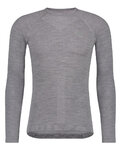 AGU Langarm Fahrrad-Shirt - WINTERDAY MERINO - Grau