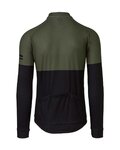 AGU Langarm Fahrradtrikot für den Winter - DUO WINTER - Schwarz/Grün