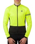 AGU Fahrrad-Thermojacke - WINTER ESSENTIAL - Schwarz/Gelb