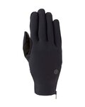 AGU Langfinger-Fahrradhandschuhe - NEOPRENE LIGHT+ZIP - Schwarz