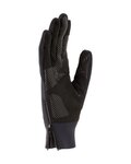 AGU Langfinger-Fahrradhandschuhe - NEOPRENE LIGHT+ZIP - Schwarz