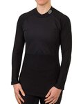AGU Langarm Fahrrad-Shirt - WINTER WIND BREAKER - Schwarz