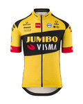 AGU Kurzarm Fahrradtrikot - JUMBO-VISMA 2020 - Gelb/Schwarz