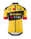AGU Kurzarm Fahrradtrikot - JUMBO-VISMA '20 KIDS - Gelb/Schwarz