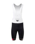 AGU Kurze Fahrradhose mit Trägern - JUMBO-VISMA 2021 - Schwarz