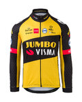 AGU Langarm Fahrradtrikot für den Winter - JUMBO-VISMA WINT '21 - Schwarz/Gelb