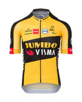 AGU Kurzarm Fahrradtrikot - JUMBO-VISMA 2021 - Schwarz/Gelb