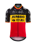 AGU Kurzarm Fahrradtrikot - JUMBO-VISMA 2021 - Schwarz/Rot/Gelb