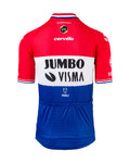 AGU Kurzarm Fahrradtrikot - JUMBO-VISMA 2021 - Blau/Weiß/Rot