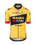 AGU Kurzarm Fahrradtrikot - JUMBO-VISMA 2022 - Schwarz/Gelb