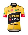 AGU Kurzarm Fahrradtrikot - JUMBO-VISMA 22 KIDS - Gelb/Schwarz