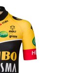 AGU Kurzarm Fahrradtrikot - JUMBO-VISMA 22 KIDS - Gelb/Schwarz
