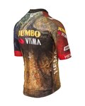 AGU Kurzarm Fahrradtrikot - JUMBO-VISMA 2022 - Braun/Blau/Gelb/Schwarz/Rot