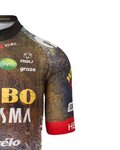 AGU Kurzarm Fahrradtrikot - JUMBO-VISMA 2022 - Braun/Blau/Gelb/Schwarz/Rot
