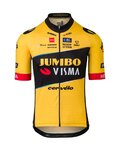 AGU Kurzarm Fahrradtrikot - JUMBO-VISMA 2023 - Gelb/Schwarz