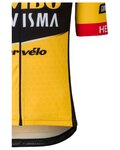 AGU Kurzarm Fahrradtrikot - JUMBO-VISMA 2023 - Gelb/Schwarz