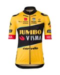 AGU Kurzarm Fahrradtrikot - JUMBO-VISMA 23 KIDS - Gelb/Schwarz