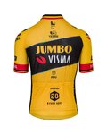 AGU Kurzarm Fahrradtrikot - JUMBO-VISMA 2023 WOUT VAN AERT - Schwarz/Gelb