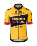 AGU Kurzarm Fahrradtrikot - JUMBO-VISMA 2023 JONAS VINGEGAARD - Schwarz/Gelb