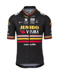 AGU Kurzarm Fahrradtrikot - JUMBO-VISMA TRIPLE VICTORY 2023 - Schwarz