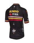 AGU Kurzarm Fahrradtrikot - JUMBO-VISMA TRIPLE VICTORY 2023 - Schwarz
