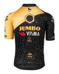 AGU Kurzarm Fahrradtrikot - JUMBO-VISMA VELODROME TDF 2023 - Gelb/Schwarz