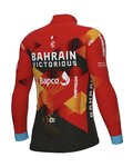 ALÉ Langarm Fahrradtrikot für den Winter - BAHRAIN VICTORIOUS 2023 WNT - Rot/Blau/Gelb/Schwarz
