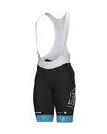 ALÉ Kurze Fahrradhose mit Trägern - BAHRAIN VICTORIOUS 2023 - Schwarz