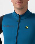 ALÉ Fahrrad-Thermojacke - FONDO 2.0 SOLID - Blau/Schwarz