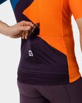 ALÉ Kurzarm Fahrradtrikot - NEXT - Orange/Blau/Schwarz/Weiß