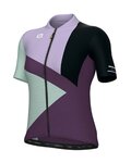 ALÉ Kurzarm Fahrradtrikot - NEXT PRAGMA LADY - Grün/bordeaux/Lila
