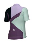 ALÉ Kurzarm Fahrradtrikot - NEXT PRAGMA LADY - Grün/bordeaux/Lila