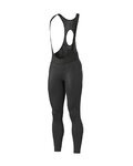 ALÉ Lange Fahrradhose mit Trägern - SPEEDFONDO THERMO - Schwarz