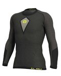 ALÉ Langarm Fahrrad-Shirt - S1 FALL LONG - Grau