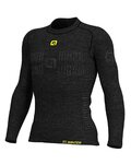 ALÉ Langarm Fahrrad-Shirt - SEAMLESS WOOL - Grau