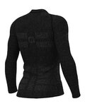 ALÉ Langarm Fahrrad-Shirt - SEAMLESS WOOL - Grau