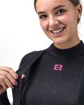 ALÉ Langarm Fahrrad-Shirt - SEAMLESS WOOL LADY - Grau
