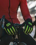 ALÉ Langfinger-Fahrradhandschuhe - WINTER - Gelb/Schwarz