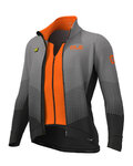 ALÉ Fahrrad-Thermojacke - DELTA COMBI DWR - Orange/Grau/Schwarz