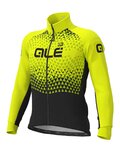 ALÉ Fahrrad-Thermojacke - SUMMIT DWR - Schwarz/Gelb