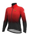 ALÉ Fahrrad-Thermojacke - BULLET DWR STRETCH - Schwarz/Rot