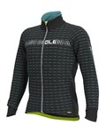 ALÉ Fahrrad-Thermojacke - GREEN ROAD - Weiß/Schwarz
