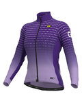 ALÉ Langarm Fahrradtrikot für den Winter - BULLET LADY WINTER - Lila