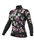 ALÉ Langarm Fahrradtrikot für den Winter - FIORI LADY WINTER - Schwarz