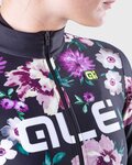ALÉ Langarm Fahrradtrikot für den Winter - FIORI LADY WINTER - Schwarz