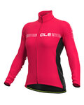 ALÉ Langarm Fahrradtrikot für den Winter - FUTURE RACE LADY WNT - Rosa
