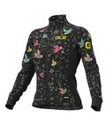 ALÉ Langarm Fahrradtrikot für den Winter - VERSILIA LADY WINTER - Schwarz